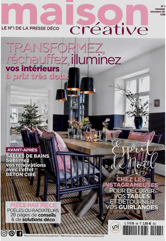 Maison Créative magazine November and December 2016