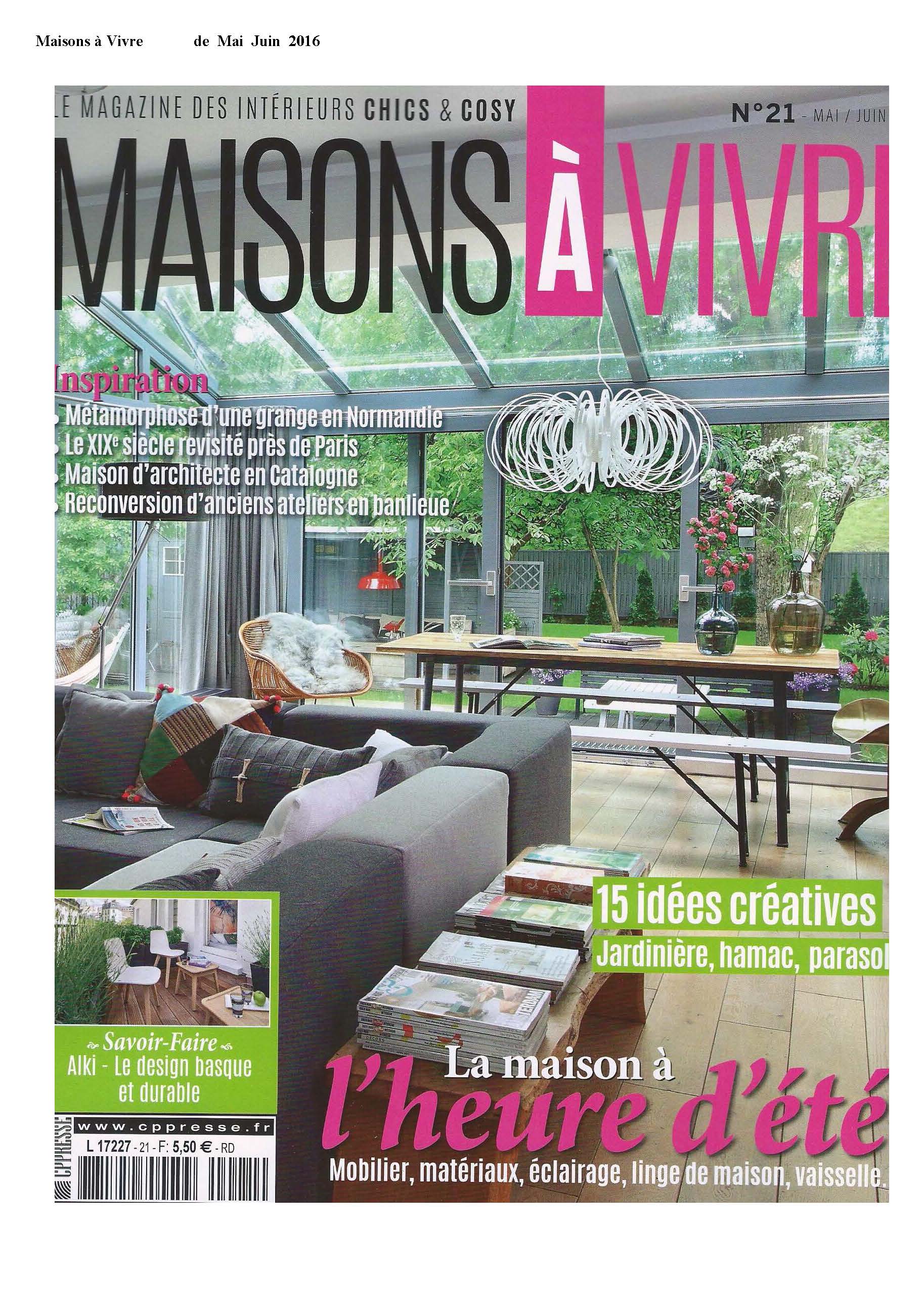 Maison à Vivre Mei-Juni 2016