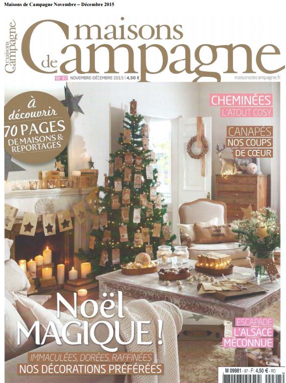 'Maison de campagne november - december 2015