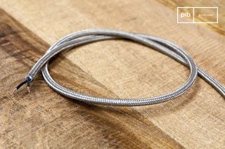 1m gevlochten metalen kabel