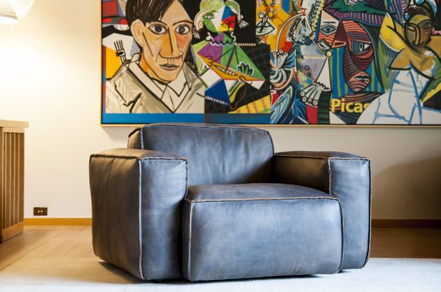 Leren fauteuil Atsullivan