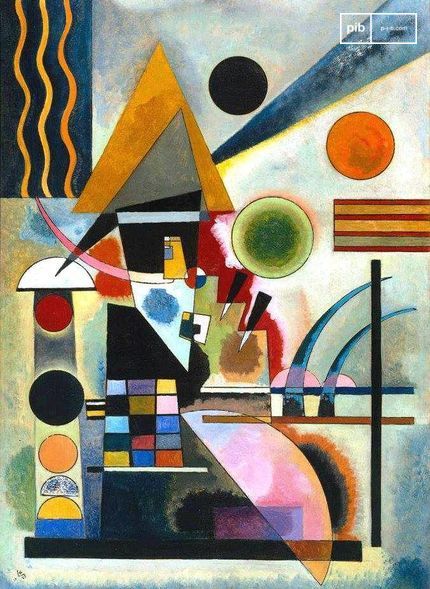 Bauhaus kunst - Swinging door Wassily Kandinsky, 1925