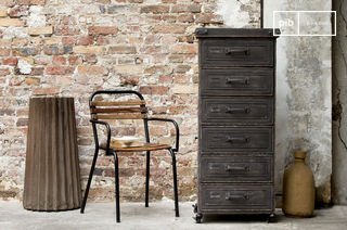 Brown factory kast
