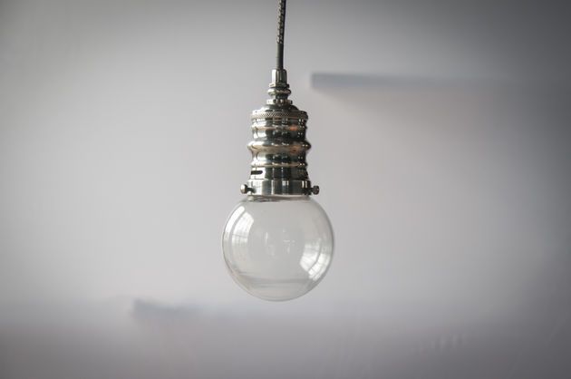 Kleine zilveren hanglamp Darwin