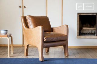 Edinburgh lederen fauteuil