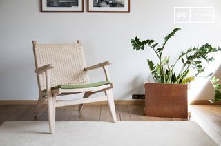 Eikenhouten fauteuil Satow