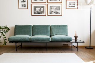 Fluwelen en marmeren sofa Carthy
