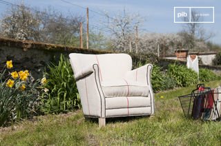 Fontaine fauteuil van linnen