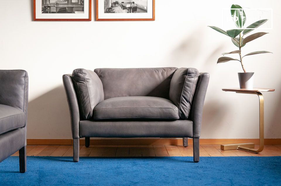 Een elegante en zeer comfortabele fauteuil