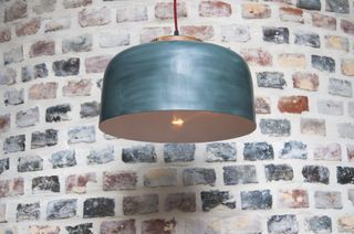 Grote blauwe hanglamp Terry