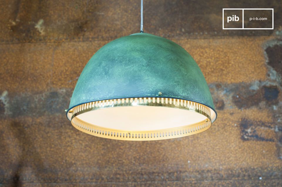 Een neo-industriële hanglamp van onmiskenbare originaliteit.