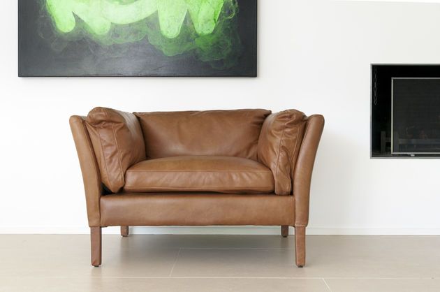 Fauteuil van kameelleer Hamar