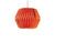 Miniatuur Hanglamp Hippy rood Productfoto
