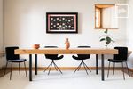 Houten eettafel