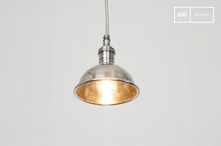 Kleine zilveren hanglamp