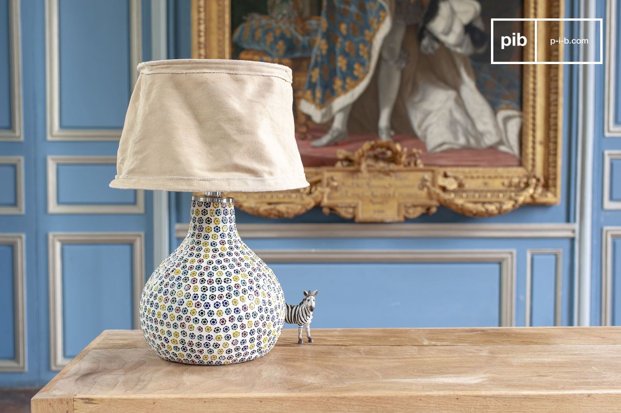 Lotta mozaïek Lamp - Charmant, kleurrijk en echt |