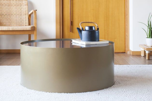 Ronde marmeren salontafel Dickinson