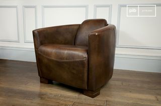 Red Baron leren fauteuil