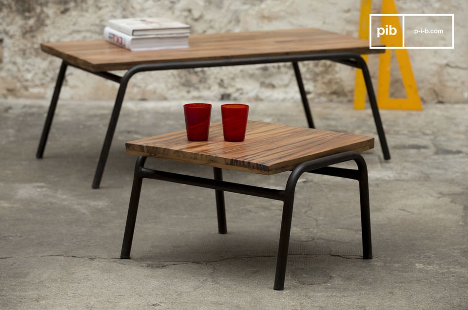 De gewone tafel kan worden gecombineerd met de al even veelzijdige salontafel.