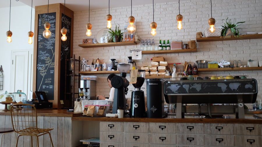 Retro interieur brasserie