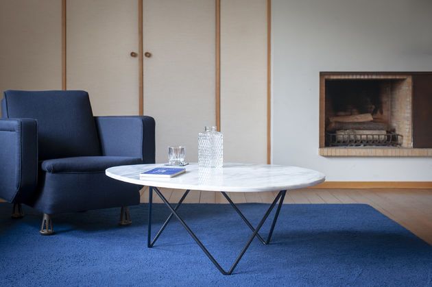 Witte marmeren salontafel Trivisan