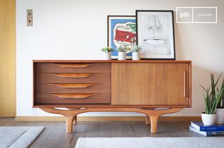 Scandinavisch houten buffet Alrik