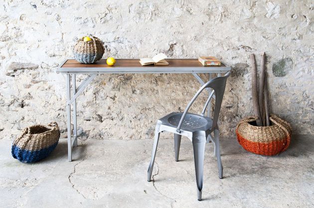 Consoletafel van teakhout Bollène
