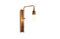 Miniatuur Verstelbare wandlamp Lerwick in messing Productfoto