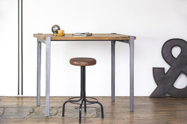 Massief houten hoge tafel Wellington