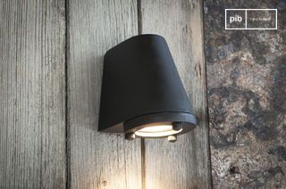 Zwarte buitenwandlamp Aix