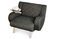 Miniatuur Zwarte Geneva fauteuil Productfoto